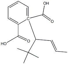(+)-Phthalic acid hydrogen 1-[(S)-2,2-dimethyl-4-hexene-3-yl] ester Structure