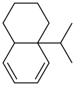 1,2,3,4,4a,8a-Hexahydro-4a-isopropylnaphthalene,,结构式