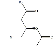 [(R)-2-Acetoxy-3-carboxypropyl]trimethylaminium