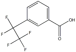 3-(Pentafluoroethyl)benzoic acid Structure