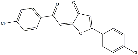 2-(4-Chlorobenzoylmethylene)-5-(4-chlorophenyl)furan-3(2H)-one Structure