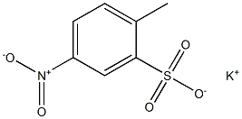2-メチル-5-ニトロベンゼンスルホン酸カリウム 化学構造式