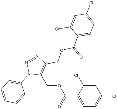1-Phenyl-1H-1,2,3-triazole-4,5-bis(methanol)bis(2,4-dichlorobenzoate)