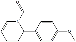 2-(4-Methoxyphenyl)-1,2,3,4-tetrahydropyridine-1-carbaldehyde