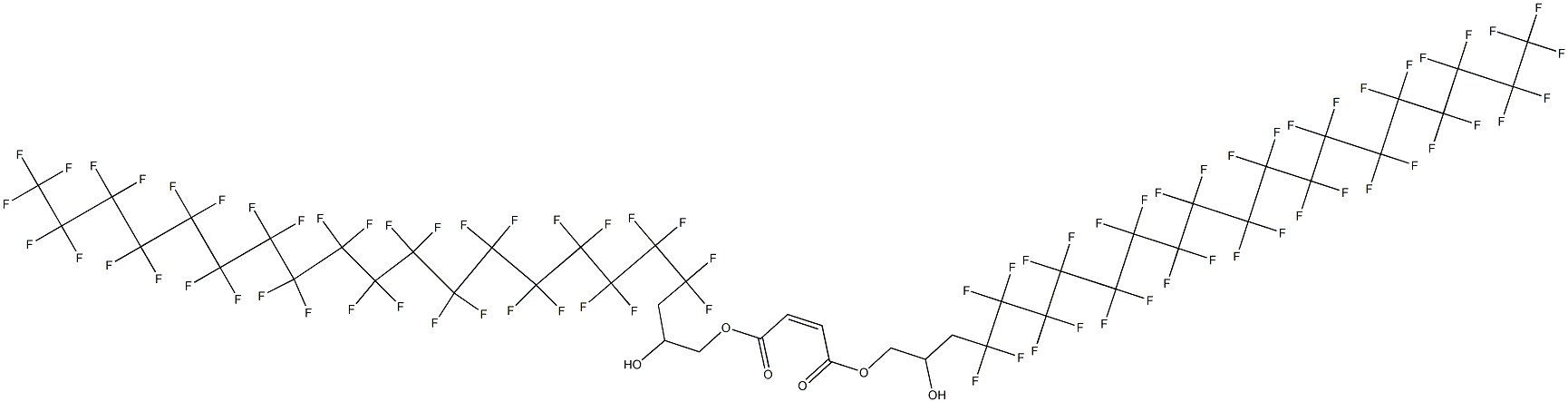 Maleic acid bis(4,4,5,5,6,6,7,7,8,8,9,9,10,10,11,11,12,12,13,13,14,14,15,15,16,16,17,17,18,18,19,19,20,20,21,21,21-heptatriacontafluoro-2-hydroxyhenicosyl) ester