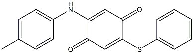 2-(Phenylthio)-5-[(4-methylphenyl)amino]-2,5-cyclohexadiene-1,4-dione