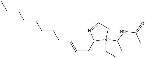 1-[1-(Acetylamino)ethyl]-1-ethyl-2-(2-undecenyl)-3-imidazoline-1-ium