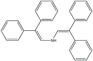 Bis(2,2-diphenylethenyl)amine Structure
