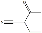 2-アセチルブタンニトリル 化学構造式