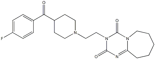 3-[2-[4-(4-Fluorobenzoyl)-1-piperidinyl]ethyl]-7,8,9,10-tetrahydro-1,3,5-triazino[1,2-a]azepine-2,4(3H,6H)-dione