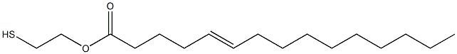 5-Pentadecenoic acid 2-mercaptoethyl ester Struktur