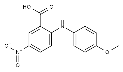 2-(p-Methoxyanilino)-5-nitrobenzoic acid