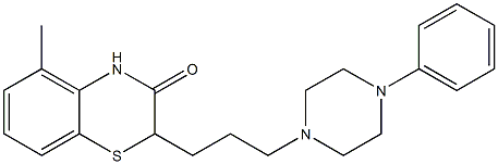 2-[3-[4-(Phenyl)piperazin-1-yl]propyl]-5-methyl-2H-1,4-benzothiazin-3(4H)-one