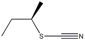 (-)-チオシアン酸(R)-sec-ブチル 化学構造式