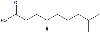 [S,(+)]-4,8-Dimethylnonanoic acid Struktur