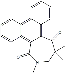 2-Methyl-2,3-dihydro-4-methyl-4-methyl-1H-phenanthro[9,10-c]azepine-1,5(4H)-dione Structure