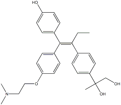 4-[(Z)-2-[4-(1,2-Dihydroxy-1-methylethyl)phenyl]1-[4-(2-dimethylaminoethoxy)phenyl]-1-butenyl]phenol