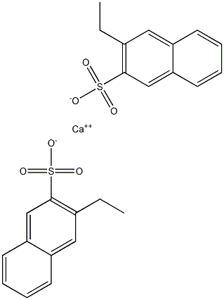 Bis(3-ethyl-2-naphthalenesulfonic acid)calcium salt Structure