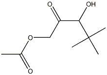 1-Acetoxy-3-hydroxy-4,4-dimethyl-2-pentanone Structure