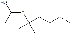 Acetaldehyde butylisopropyl acetal Struktur