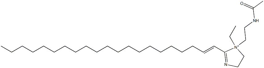 1-[2-(Acetylamino)ethyl]-1-ethyl-2-(1-henicosenyl)-2-imidazoline-1-ium Structure