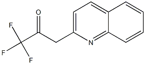 3-(Quinolin-2-yl)-1,1,1-trifluoro-2-propanone Structure