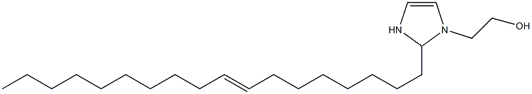 2-(8-オクタデセニル)-4-イミダゾリン-1-エタノール 化学構造式