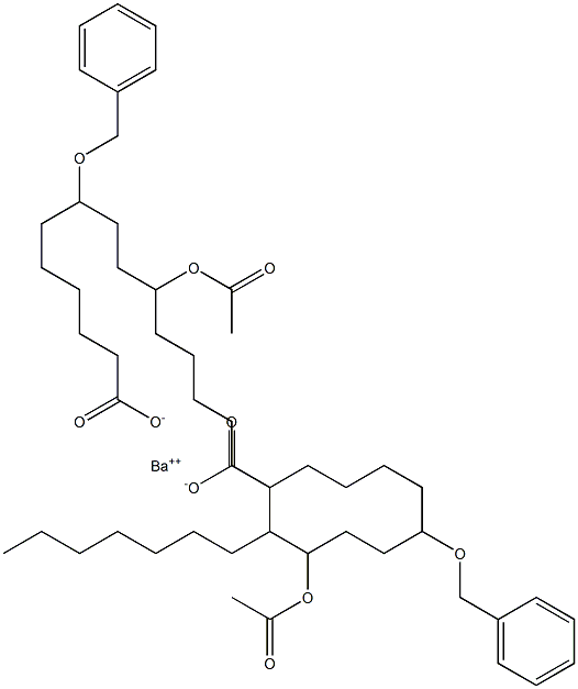Bis(7-benzyloxy-10-acetyloxystearic acid)barium salt