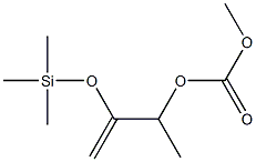 2-(Trimethylsiloxy)-3-[(methoxycarbonyl)oxy]-1-butene Struktur