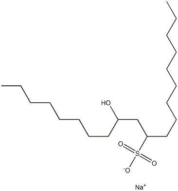 12-Hydroxyicosane-10-sulfonic acid sodium salt