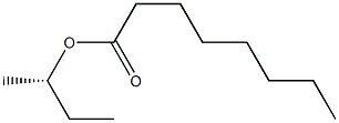 (+)-Octanoic acid (S)-sec-butyl ester Structure
