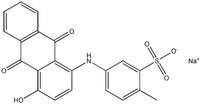 5-[(9,10-Dihydro-9,10-dioxo-4-hydroxyanthracen-1-yl)amino]-2-methylbenzenesulfonic acid sodium salt