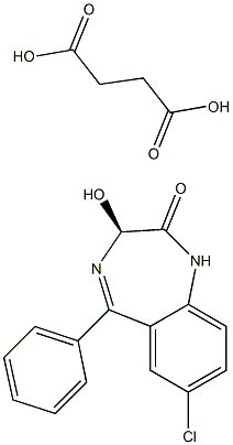 (S)-7-Chloro-1,3-dihydro-3-hydroxy-5-phenyl-2H-1,4-benzodiazepin-2-one (3-carboxypropionate)