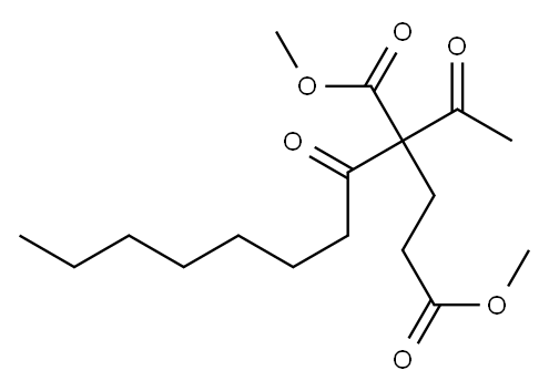 2-Acetyl-2-octanoylglutaric acid dimethyl ester