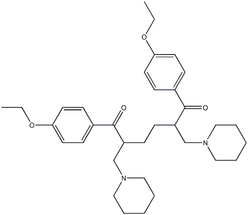  1,6-Bis(4-ethoxyphenyl)-2,5-bis(piperidinomethyl)hexane-1,6-dione