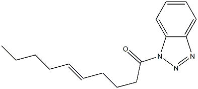 1-(5-Decenoyl)-1H-benzotriazole Struktur