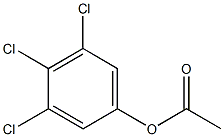 Acetic acid 3,4,5-trichlorophenyl ester 结构式