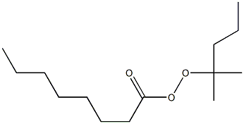 Octaneperoxoic acid 1,1-dimethylbutyl ester Structure