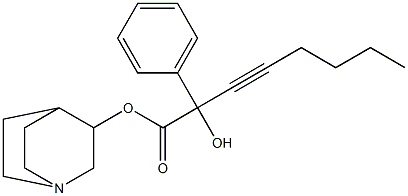 2-Hydroxy-2-phenyl-3-octynoic acid 3-quinuclidinyl ester|