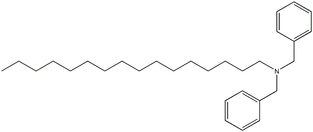 Hexadecyldibenzylamine 结构式