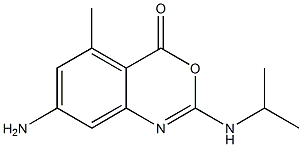 2-Isopropylamino-5-methyl-7-amino-4H-3,1-benzoxazin-4-one
