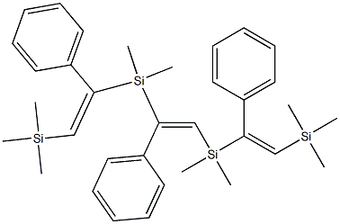 2,2,5,5,8,8,11,11-Octamethyl-4,7,9-triphenyl-2,5,8,11-tetrasila-3,6,9-dodecatriene Structure