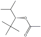 (+)-Acetic acid (S)-2,2,4-trimethylpentane-3-yl ester Structure