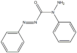 2,5-ジフェニルカルバゾン 化学構造式