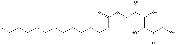 L-Mannitol 6-tetradecanoate Struktur