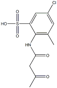 2-(Acetoacetylamino)-5-chloro-3-methylbenzenesulfonic acid