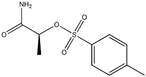 [S,(-)]-2-[(p-Tolylsulfonyl)oxy]propionamide 结构式