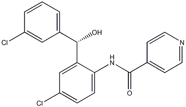 (S)-3,5'-Dichloro-2'-(isonicotinoylamino)benzhydryl alcohol