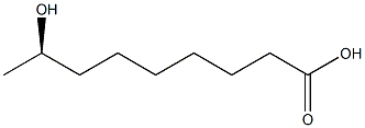 [R,(-)]-8-Hydroxynonanoic acid Structure
