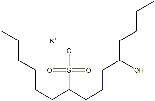 11-Hydroxypentadecane-7-sulfonic acid potassium salt